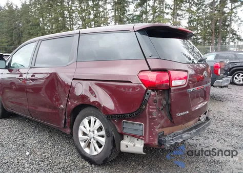 2018 Kia Sedona Lx z USA, uszkodzony, nr VIN KNDMB5C12J6394192